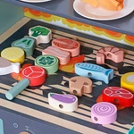 Wooden barbecue