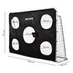 Meteor Football Goal with Target Mat Meteor 240x170x80 cm