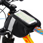 Bicycle top tube bag with mobile phone pocket Meteor Torys