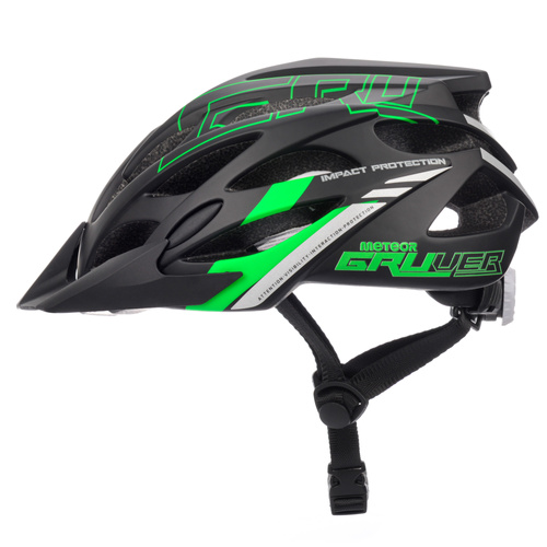 Meteor cycling helmet Gruver M 55-58 cm black/green