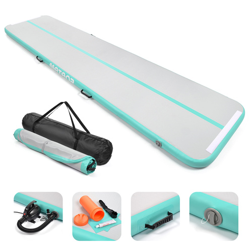 Nadmuchiwana ścieżka akrobatyczna Meteor 400 cm miętowy