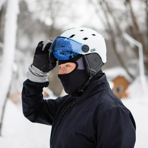 Ski helmet Meteor Glide L 58-61 cm white