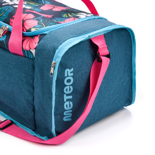 BAG FITNESS METEOR WIDAR 40L PINK/NAVY FLOWER