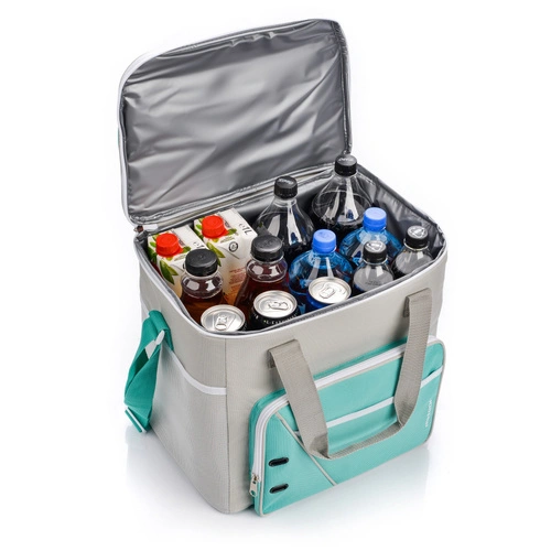 Cooler bag Meteor Frosty 30 l light blue/grey