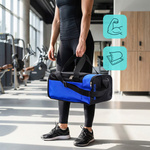 Torba fitness Meteor Nepr 20 l niebieski/czarny