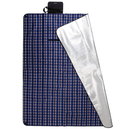 Picnic Blanket Meteor 3XL 220x200 cm blue checker