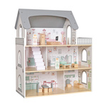 Drewniany domek dla lalek