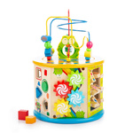 Wooden educational cube