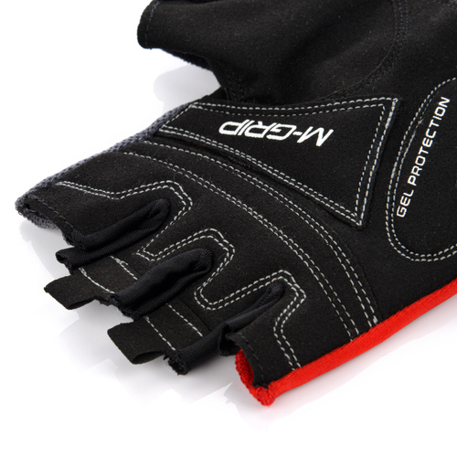 Rękawiczki rowerowe Meteor Gel GX33 XXS czerwony