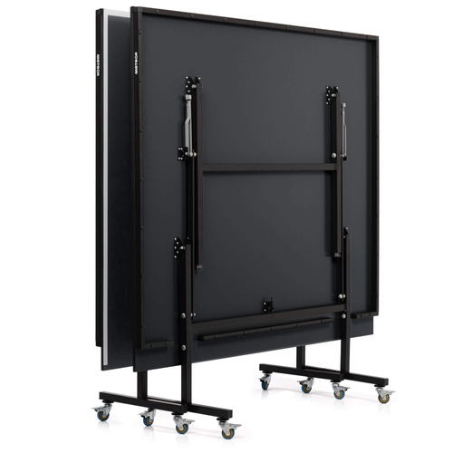 Zestaw stół do tenisa stołowego Meteor ciemnoszary plus siatka rollnet, 2 rakietki, 3 piłeczki