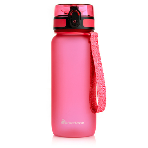 Sports water bottle Meteor 650 ml pink