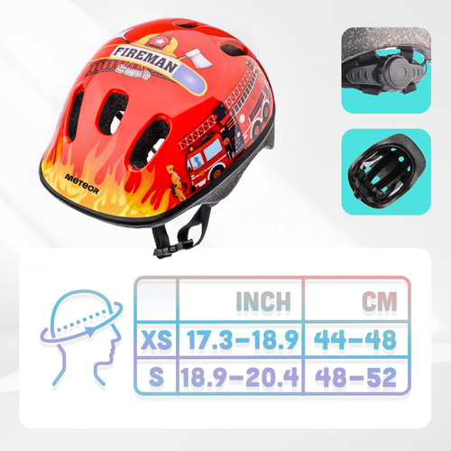 Kids bike helmet KS06 S 48-52 cm Firetracker