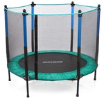 Trampoline for kids Meteor TRP-50 140 cm mint/blue