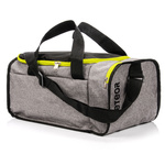Torba fitness Meteor Nepr 20 l szary melanż/neonowy zielony