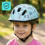 Kask rowerowy dla dzieci Meteor KS06 XS 44-48 cm Rainbow
