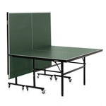 Table tennis table set Meteor green plus Rollnet net, 2 bats, 3 balls
