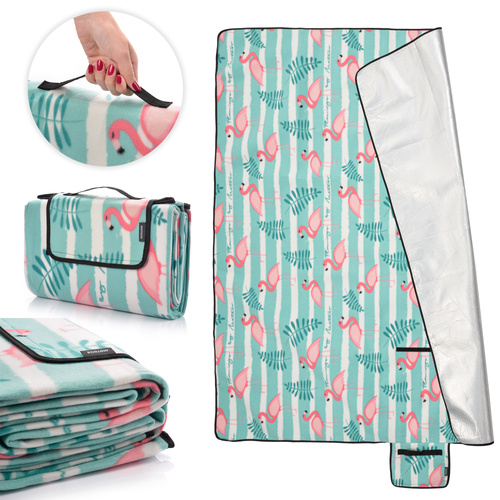 Picnic Blanket Meteor 150x190 cm flamingos