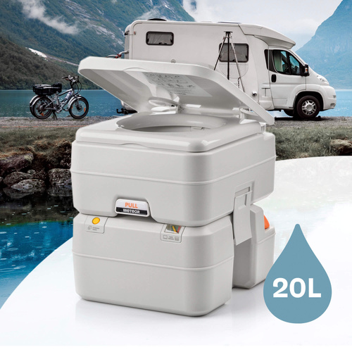 Portable toilet Meteor 20 l white