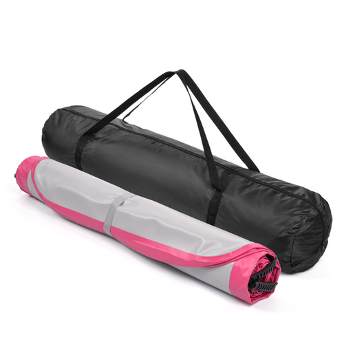 Inflatable air track Meteor 400 cm pink