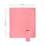 Picnic Blanket Meteor XL 175x200 cm pink