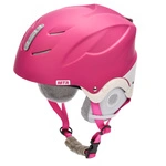Ski helmet Meteor Lumi M 55-58 cm pink / white