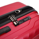 Średnia walizka SwissBags Ibiza 65 cm czerwony