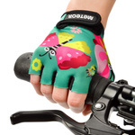 Meteor Kids XS Butterflies cycling gloves