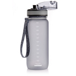 Sports water bottle Meteor 650 ml grey