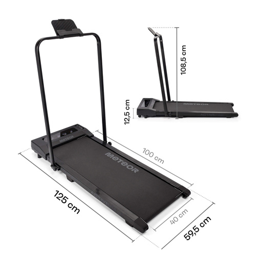 Electric walking pad with handle Meteor