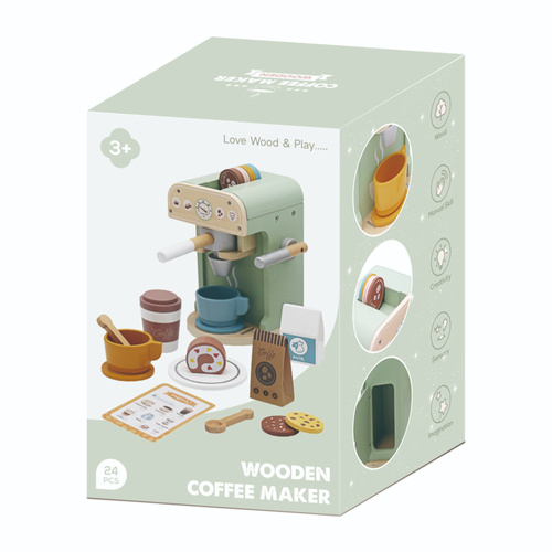 Drewniany ekspres do kawy