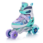 Inline skates Meteor 4in1 Blueberry S 30-33