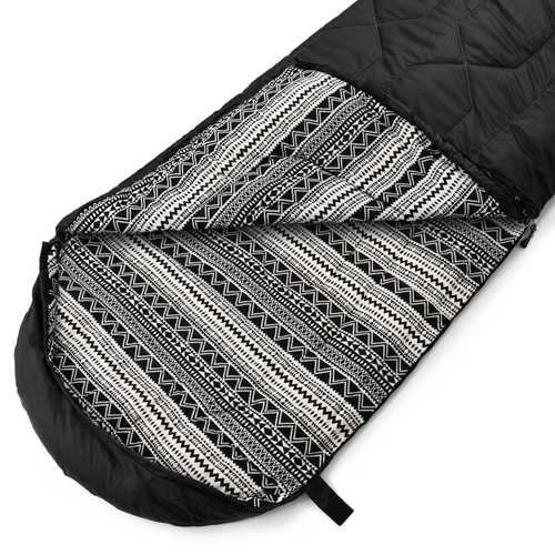 Meteor Sleeping bag Timber cotton black