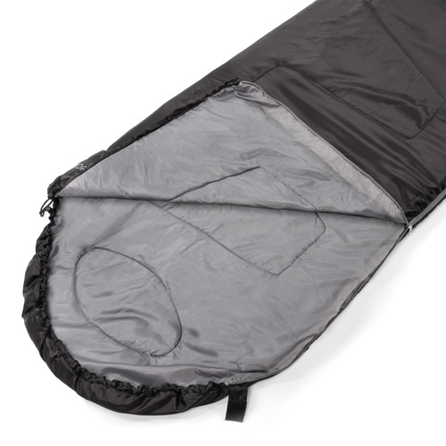 Sleeping bag Meteor Snooze+ black/grey