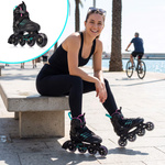 Inline skates Meteor Buzzy M 34-38 black/pink/mint