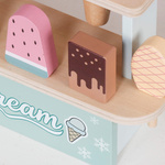 Wooden Ice Cream Cart