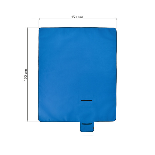 Picnic Blanket Meteor 150x190 cm blue