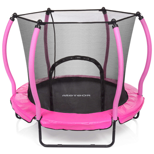 Trampoline for kids Meteor TRP-70 140 cm pink