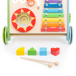 Wooden manipulative walker