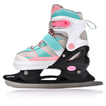 Rolki Meteor 2w1 L 38-41 różowy/niebieski