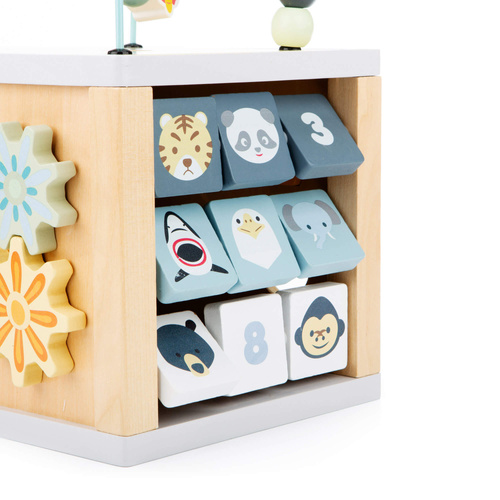 Drewniana kostka manipulacyjna