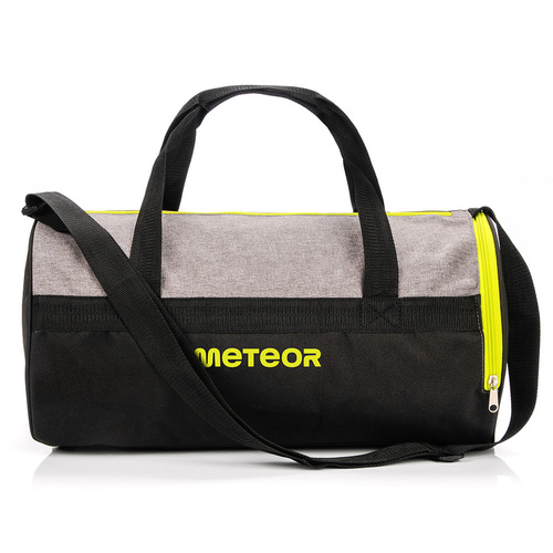 FITNESS BAG METEOR SIGGY 25L gray melange/neon green