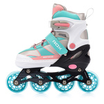 Inline skates Meteor  Rox S 30-33 pink / light blue