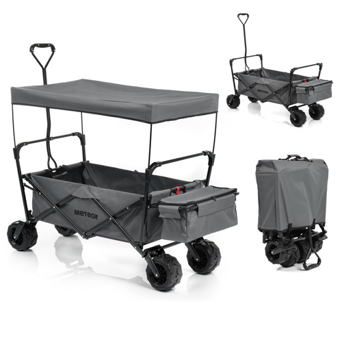 Meteor folding cart with top cover XR-100 grey