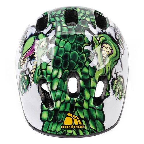 Kask rowerowy dla dzieci Meteor MV6-2 XS 44-48 cm Crocodile