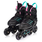 Inline skates Meteor Buzzy L 38-43 black/pink/mint