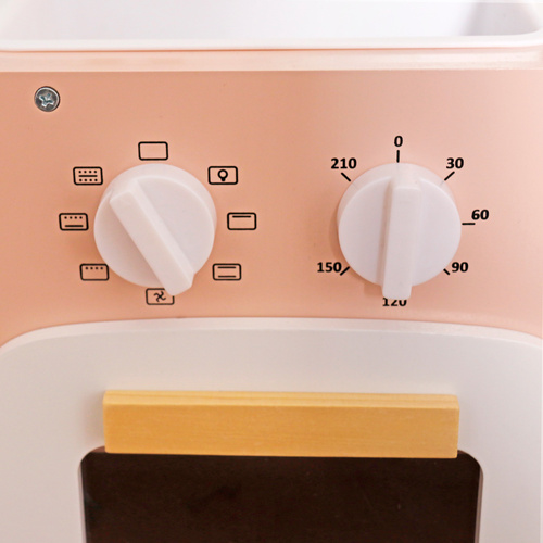 Wooden kitchen with accessories