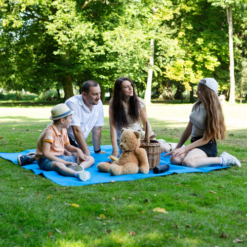 Picnic Blanket Meteor 150x190 cm blue