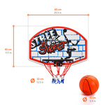 Basketball backboard Meteor Memphis with ball and pump