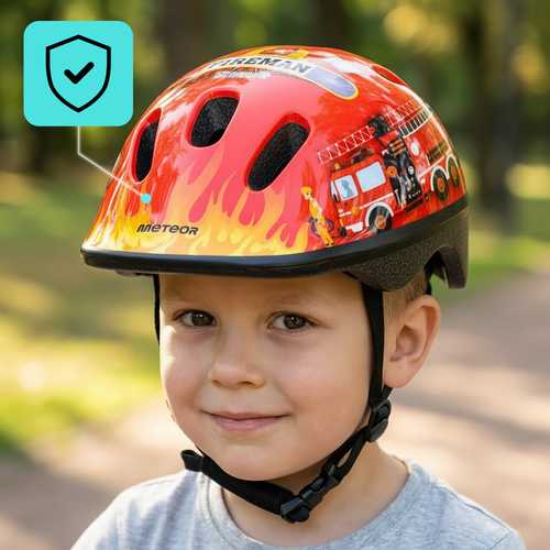 Kids bike helmet KS06 S 48-52 cm Firetracker