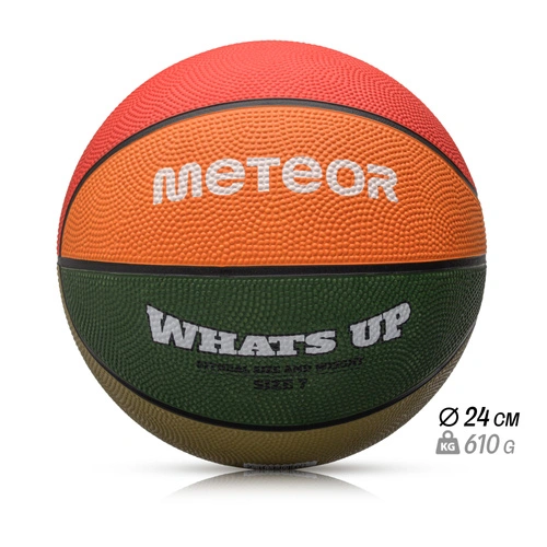 Basketball Meteor What's up 7 green/orange